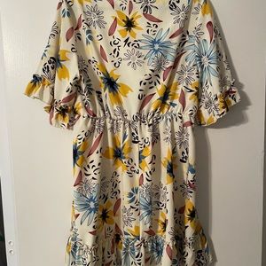 Floral Short Dress